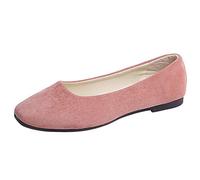 Scarpe da ginnastica da donna, estive, traspiranti, in pizzo leggero, con plantare morbido, in tessuto, con supporto a volta, regolabili, antiscivolo, casual, da tennis, Colore: rosa., 38 EU