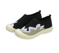 Scarpe da ginnastica da donna in rete a blocchi di colore, traspiranti, leggere, senza lacci, casual, comode, da lavoro, Nero , 39.5 EU