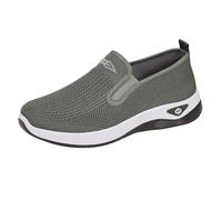 Scarpe da ginnastica da donna, in rete, traspiranti, leggere, casual, ortopediche, per primavera ed estate, scarpe sportive da donna, vestibilità larga, mocassini Waliking antiscivolo con supporto per