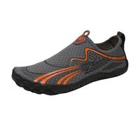 Scarpe da ginnastica da donna larghe da donna, leggere, per escursionismo, passeggiate, spiaggia, sport all'aria aperta, avventura, corsa, scarpe da ginnastica, Grigio, 41.5 EU