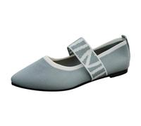 Scarpe da ginnastica da donna larghe da donna, scarpe da ginnastica da donna, con tacco alto e plateau, espadrillas casual, espadrillas per tutti i giorni e per l'estate, Grigio, 40 EU