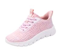 Scarpe da ginnastica da donna, leggere, alla moda, per il tempo libero, per la corsa su strada, traspiranti, per il fitness, il jogging, il comfort, Colore: rosa., 41 EU
