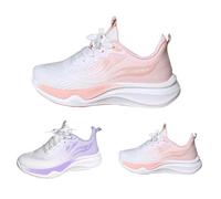 Scarpe da ginnastica da donna, leggere, traspiranti, con lacci, per attività all'aria aperta, corsa, camminata, suola morbida, antiscivolo, per corsa, corsa, corsa, atletica, viola., 36 EU