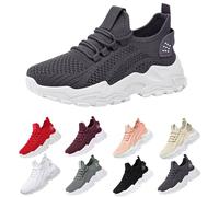 Scarpe da ginnastica da donna, scarpe da corsa con tessuto a mosca con cuscinetto ad aria cava e supporto per arco plantare, leggere, traspiranti, antiscivolo, con cuscino sportivo, per palestra