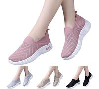 Scarpe da ginnastica da donna, scarpe da ginnastica casual da donna, calzature in memory foam, traspiranti e leggere, comode, senza cuciture, da indossare tutto il giorno, scarpe da ginnastica