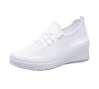 Scarpe da ginnastica da donna senza lacci, in rete, traspiranti, leggere, antiscivolo, da giardino, con piattaforma spessa, ortopediche, da corsa, da strada, vacanze, estate, eventi, occasioni