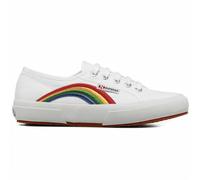 Scarpe da ginnastica da donna Superga 2750 Rainbow Embroidery Blanc 36