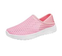 Scarpe da ginnastica da donna, traspiranti, suola morbida, ortopediche, scarpe da ginnastica leggere e casual, rosa, 38 EU