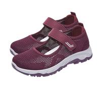 Scarpe da ginnastica da donna, vestibilità larga, per mamma, camminata, infermiera, supporto per arco plantare, mocassini in memory foam, scarpe ortopediche traspiranti, leggere, senza lacci, con