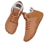 Scarpe da ginnastica da neve robuste e impermeabili con fodera in peluche, perfette per esperienze invernali di escursioni (38 giallo)