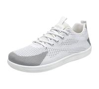 Scarpe da ginnastica da passeggio da donna, in rete, assorbimento degli urti, non vincolanti, con punta larga, antiscivolo, traspiranti, leggere, per adolescenti, morbide e casual, in memory foam