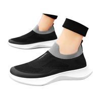 Scarpe da ginnastica da ragazza, ortopediche, da donna, antiscivolo, leggere, comode, a maglia, traspiranti, per il tempo libero, 45