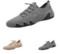Scarpe da ginnastica da uomo a piedi nudi, impermeabili, leggere, traspiranti, antiscivolo, comode, per il tempo libero, per escursionismo, grigio., 40 EU
