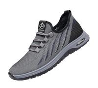 Scarpe da ginnastica da uomo alla moda, leggere, traspiranti, in tessuto a rete, sandali da uomo Hush Puppy, Grigio, 40.5 EU