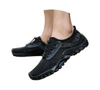 Scarpe da ginnastica da uomo antiscivolo ad asciugatura rapida, scarpe estive per passeggiate all'aperto, escursionismo, liberare le mani con punta larga, calzature alla moda, leggere, traspiranti