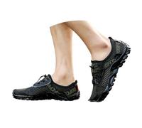 Scarpe da ginnastica da uomo antiscivolo ad asciugatura rapida, scarpe estive per passeggiate all'aperto, escursionismo, liberare le mani con punta larga, calzature alla moda, leggere, traspiranti