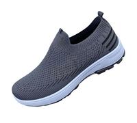 Scarpe da ginnastica da uomo antiscivolo con alette profonde, basse, in morbida rete, per palestra, allenamento, traspiranti, leggere, per camminare, correre, palestra, tennis, jogger, B, 43 1/3 EU