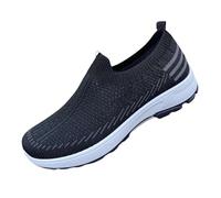 Scarpe da ginnastica da uomo antiscivolo con alette profonde, basse, in morbida rete, per palestra, allenamento, traspiranti, leggere, per camminare, correre, palestra, tennis, jogger, A, 39 1/3 EU