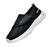 Scarpe da ginnastica da uomo, casual, in rete, leggere, traspiranti, comode, per tutti i giorni, con cinturino regolabile per il tempo libero, A, 43 EU