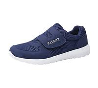 Scarpe da ginnastica da uomo, comode, da corsa, da ginnastica, leggere, traspiranti, per il tempo libero, comode, per il fitness, per la corsa, per l'attività all'aria aperta, da tennis, Blu, 44 EU
