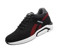 Scarpe da ginnastica da uomo con imbottitura extra e tomaia in rete traspirante, supporto per arco plantare, leggere, per attività all'aperto, interni, palestra, atletica, tennis, jogging, allenamento