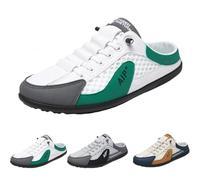 Scarpe da Ginnastica da Uomo con Mule Antiscivolo, Scarpe da Ginnastica Senza Schienale, Scarpe da Ginnastica Antiscivolo con Punta Chiusa(Green,41)
