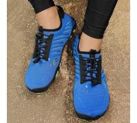 Scarpe da ginnastica da uomo e donna, ad asciugatura rapida, in gomma antiscivolo, per escursionismo, spiaggia, EU 36-46(BY-01, blu scuro, 35)
