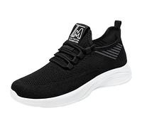 Scarpe da ginnastica da uomo in maglia cava Slip On Running Fast Lace Low Top Casual Scarpe da ginnastica leggere traspiranti Outdoor Fitness antiscivolo Jogging Calzature sportive