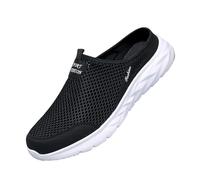 Scarpe da ginnastica da uomo in pelle, antiscivolo, da trekking, casual, alla moda, per il tempo libero, con suola piatta, permeabili all'aria, da jogging, da strada, bianco, 39 EU