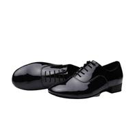 Scarpe da ginnastica da uomo in pelle da uomo Scarpe da ballo latino da uomo Scarpe da ballo moderne da sala Tango Scarpe da ballo standard nazionali da uomo for bambini Per Feste Danzanti(Black01,39)