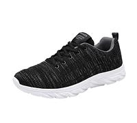 Scarpe da ginnastica da uomo in rete con supporto per arco plantare, traspiranti, leggere, antiscivolo, scarpe sportive con lacci, ortopediche, per escursionismo, trekking, comode scarpe ortopediche