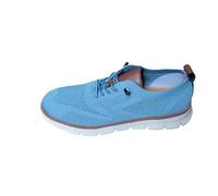 Scarpe da ginnastica da uomo in rete Oxford con lacci, leggere, casual, comode, traspiranti, suola morbida, scarpe casual da uomo, Moonlight, 42.5 EU