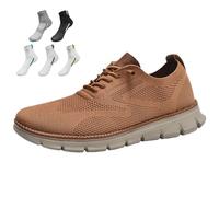 Scarpe da ginnastica da uomo in rete Oxford, con lacci, leggere, casual, da trekking, tennis, guida, lavoro, viaggi e spostamenti quotidiani, 05, 40 2/3 EU