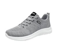 Scarpe da ginnastica da uomo in rete traspirante, sportive, da corsa, con supporto per arco plantare, in memory foam, casual, leggere e comode, scarpe ortopediche per passeggiate con cani, jogging