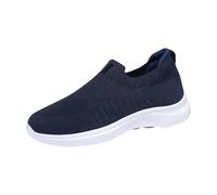 Scarpe da ginnastica da uomo in rete, traspiranti, antiscivolo, leggere, ortopediche, comode, casual, da palestra, fitness, con supporto per arco plantare, scarpe da trekking all'aperto, Blu, 40 2/3