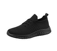 Scarpe da ginnastica da uomo in rete traspiranti antiscivolo su scarpe sportive da uomo estive da passeggio all'aperto con suola spessa in pizzo leggero supporto per arco alla caviglia scarpe da