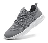 Scarpe da ginnastica da uomo, leggere, leggere, per corsa, camminata, tennis, sport, C Grigio, 43 1/3 EU