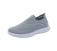 Scarpe da ginnastica da uomo leggere, senza lacci, comode, casual, per il fitness quotidiano e lo stile estivo rilassato, Grigio, 41 1/3 EU
