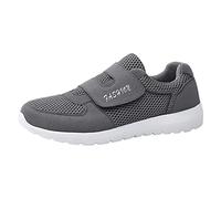 Scarpe da ginnastica da uomo per corsa, camminata, in rete, leggere, comode, per badminton, palestra, tennis, senza lacci, facili da chiudere, traspiranti, per escursionismo, jogging, attività