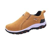 Scarpe da ginnastica da uomo, per il tempo libero, scarpe da ginnastica leggere, ortopediche, traspiranti, streetwear, casual, per l'estate, marrone, 42 EU