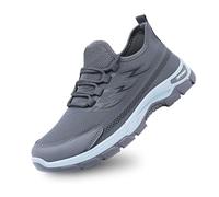 Scarpe da ginnastica da uomo per la primavera e l'estate, traspiranti, in tinta unita, casual, comode, leggere, scarpe sportive, Grigio, 39 2/3 EU