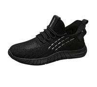Scarpe da ginnastica da uomo, scarpe da corsa con suola testurizzata, scarpe casual senza lacci, per passeggiate quotidiane, palestra, tempo libero, urbano, quotidiano, streetwear, attività di vita