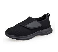 Scarpe da ginnastica da uomo senza lacci in rete traspirante, casual, leggere, comode scarpe da ginnastica per il tempo libero quotidiano e viaggi rilassati, D, 4 UK Wide