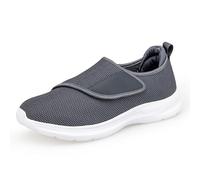 Scarpe da ginnastica da uomo senza lacci in rete traspirante, casual, leggere, comode scarpe da ginnastica per il tempo libero quotidiano e viaggi rilassati, E, 42 EU