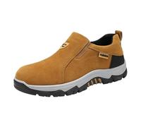 Scarpe da ginnastica da uomo, senza lacci, leggere, per camminata, Marrone | Plus Size Confortevole Durabilità Escursionismo Scarpe Casual Scarpe Piane Outdoor Casual Antiscivolo Scarpe Da Ginnastica