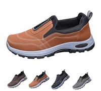 Scarpe da ginnastica da uomo senza lacci, leggere | Scarpe da passeggio antiscivolo, suola morbida, scarpe da trekking, scarpe per attività all'aperto, casual, da trail running