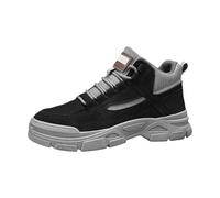 Scarpe da ginnastica di sicurezza da uomo di alta gamma scarpe da trekking antiscivolo supporto arco in acciaio puntale scarpe da ginnastica mountain trekking atletica trainer morbido plantare