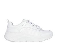 Skechers D'lux Walker 2.0 Golden Step, Scarpe da Ginnastica Donna, Bianco, 37 EU