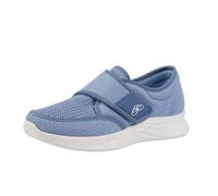 Scarpe da Ginnastica Donna Bianche in Pelle Scarpe da Ginnastica Donna Commercio Estero Nuove Traspiranti in Rete Intrecciata Volante con Suola Morbida Bassa e Rotonda (Light Blue, 38)