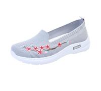 Scarpe da Ginnastica Donna Scarpe Ballerina Leggere Ricami Sneakers Passeggio Comode Slip on Sneaker Camminare Traspirante Senza Lacci Morbida Autunno Sneakers Donna Scarpe Camminata con Floreale